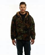 Image result for Half Zip Camo Fleece Jacket