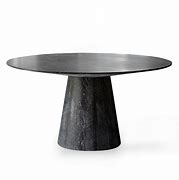 Image result for Black Round Dining Table
