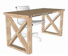 Image result for Simple Desk Plans
