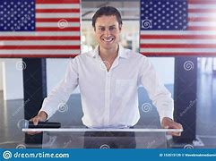 Image result for Standing at Podium Speaking