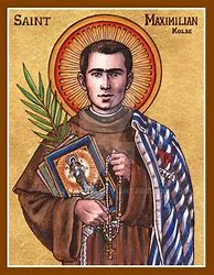 Image result for St Maximilian Kolbe with Folded Arms