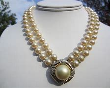 Image result for Double Strand Pearl Necklace