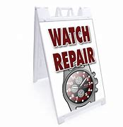 Image result for Watch Repair Sign