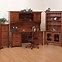 Image result for Wicker Executive Desk and Hutch