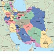 Image result for Map of Iran Provinces