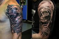 Image result for Evil Skull Tattoos for Men