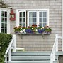 Image result for Exterior White Homes with Black Window Flower Boxes