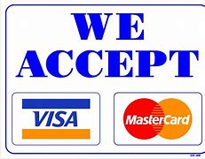 Image result for Credit Cards Accepted Sign