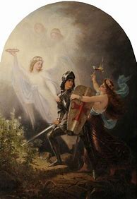 Image result for Sir Galahad Painting