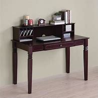 Image result for Writing Desk with Hutch Oak