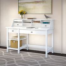 Image result for White Desk with File Drawers