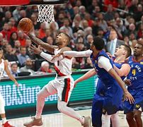 Image result for Pics of Blazers Nuggets Game Fri Nite