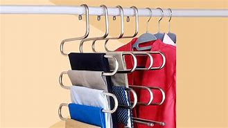 Image result for Clothes Hanger Storage Stacker PVC