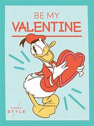 Image result for Donald Duck Valentine's Day