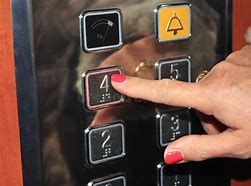Image result for Pushing Elevator Button