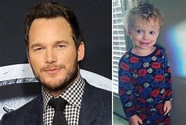 Image result for Picture of Chris Pratt and His Son