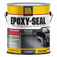 Image result for Seal-Krete Epoxy Seal 1 Gal. Low VOC Armor Gray Concrete And Garage Floor Paint
