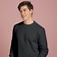 Image result for Plain Black Sweater Front and Back Men High Quality Picture