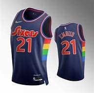 Image result for 76Ers City Edition Jersey