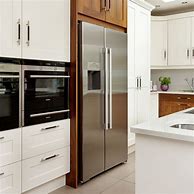 Image result for Kitchen with American Fridge Freezer