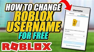 Image result for How to Change Roblox Usernameree