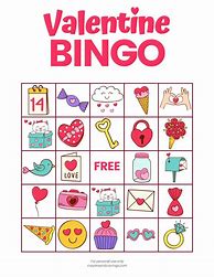 Image result for Valentine Bingo Game