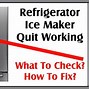 Image result for Samsung Refrigerator Ice Maker Test Button