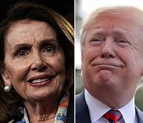 Image result for Nancy Pelosi with Donald Trump