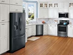 Image result for Black Stainless Steel Refrigerator Home Depot