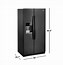 Image result for And Stove Whirlpool Refrigerator Black