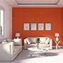 Image result for Orange Living Room Curtains