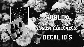 Image result for Black Aesthetic Roblox