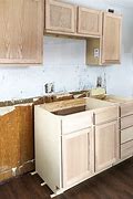 Image result for How to Paint Unfinished Wood Kitchen Cabinets