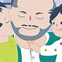 Image result for Adult and Child Talking Cartoon