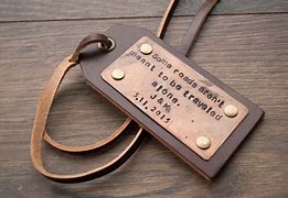 Image result for Personalized Wood Luggage Tags - Classic Monogram