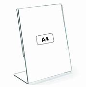 Image result for A4 Acrylic Stand