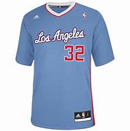 Image result for Clippers Jerseys Light Blue