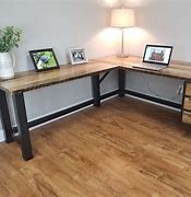Image result for Real Wood Office Desk