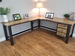 Image result for Natural Wood Grian Desk