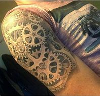 Image result for Steampunk Gears Tattoo