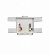 Image result for Washing Machine Outlet Box with Stacking Washer
