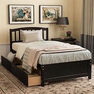 Image result for Double Bed with Headboard Storage