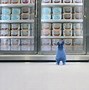 Image result for Blue Bunny Ice Cream Display Freezer