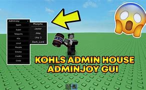 Image result for Roblox Kohl's Admin Panel