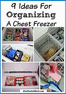 Image result for Organizing Freezer Chest