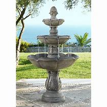 Image result for Lighted Outdoor Waterfall Fountains
