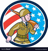 Image result for WW2 American Soldiers Cartoon
