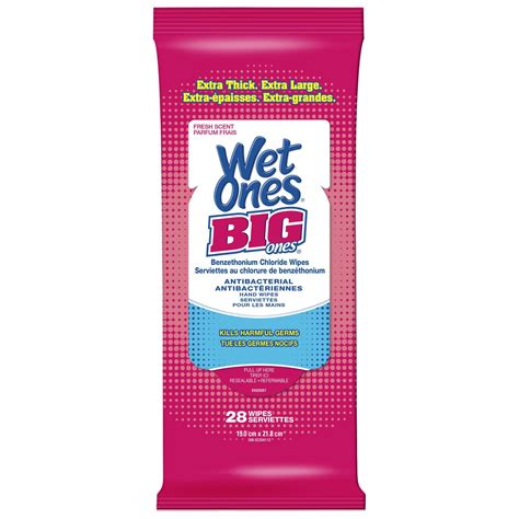 Wet Ones Big Ones Antibacterial Wipes, Fresh Scent   Walmart Canada