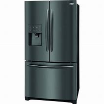 Image result for Refrigerator Stainless with Black Handles