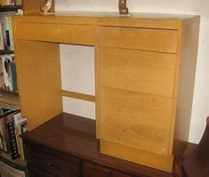 Image result for Wooden Student Desk with Drawers